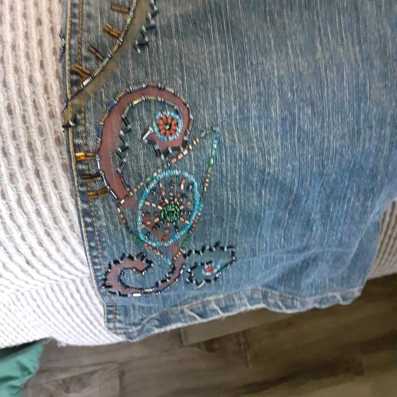 Chicos size 0.5 denim with embroidery - Picture 6 of 6